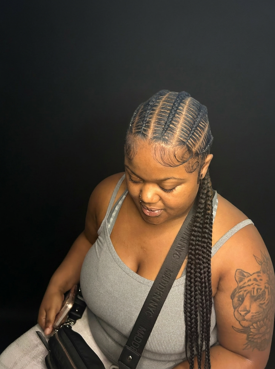 6 Stitch Braid Straight Backs
