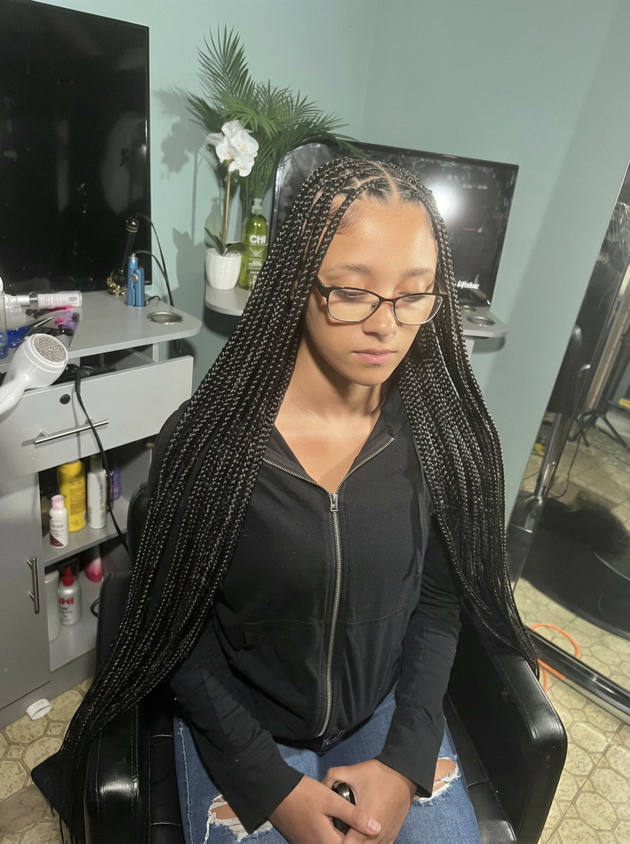 Extended Medium Knotless