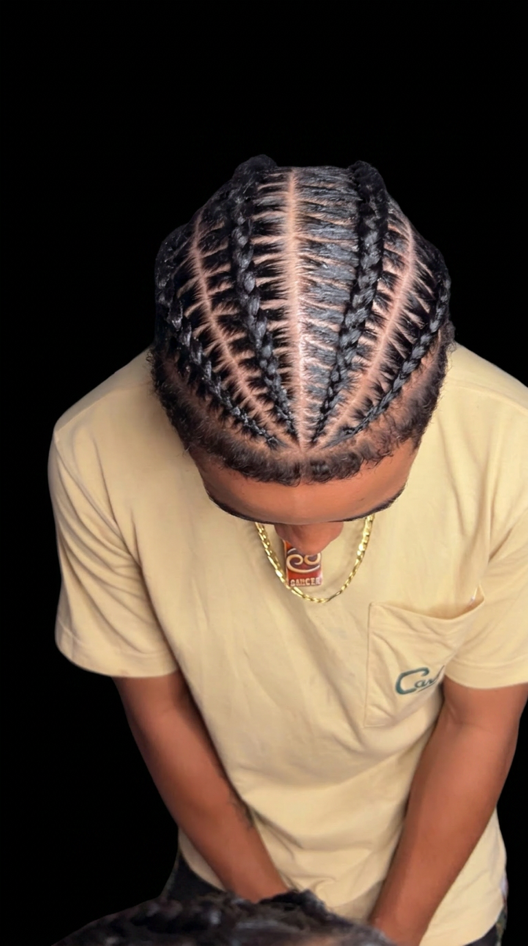 4 Stitch Braids (Men Style)