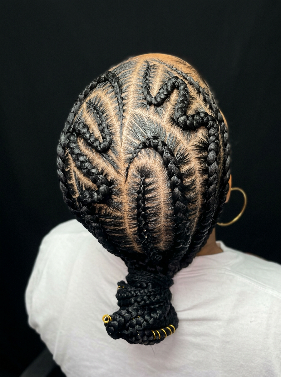 Quick Freestyle Cornrows