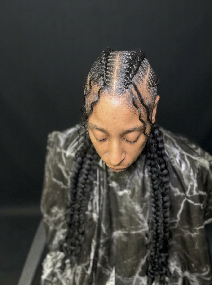 4 Butterfly Goddess Braids